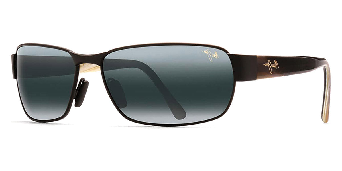MAUI JIM SUNGLASSES - BLACK CORAL 249-2M 65 - Matte Black