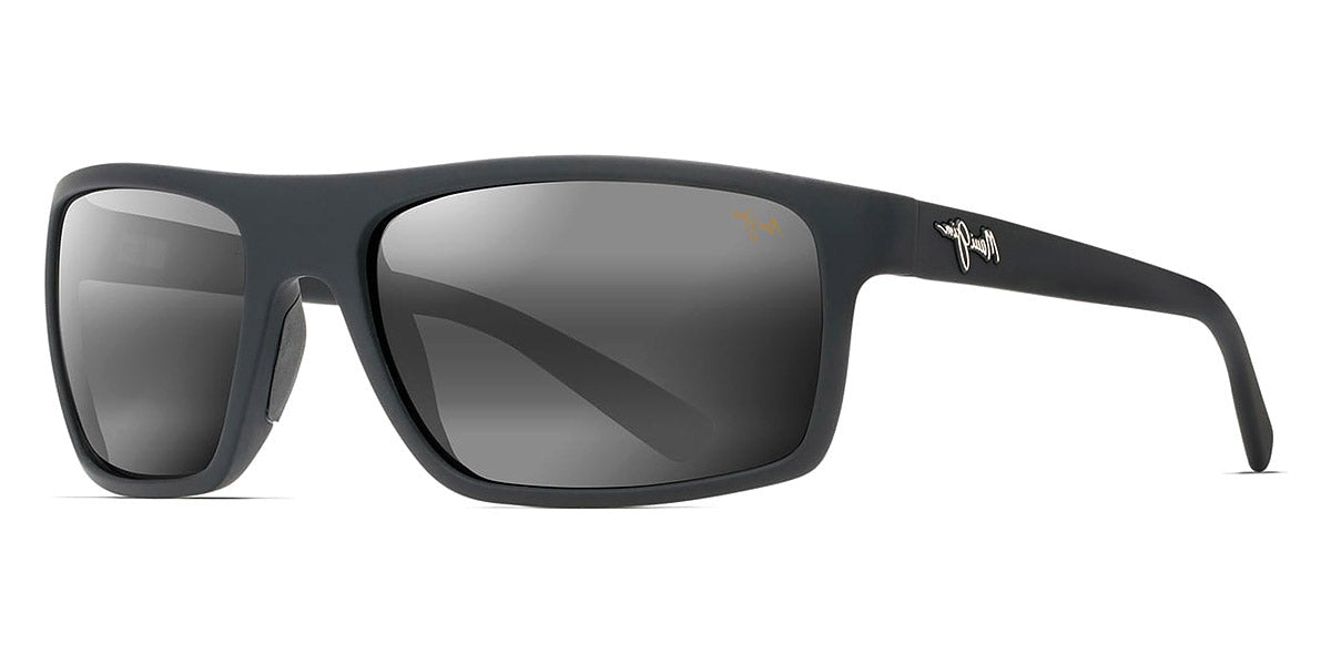 MAUI JIM SUNGLASSES - BYRON BAY 746-02MR 62 - Matte Black Rubber