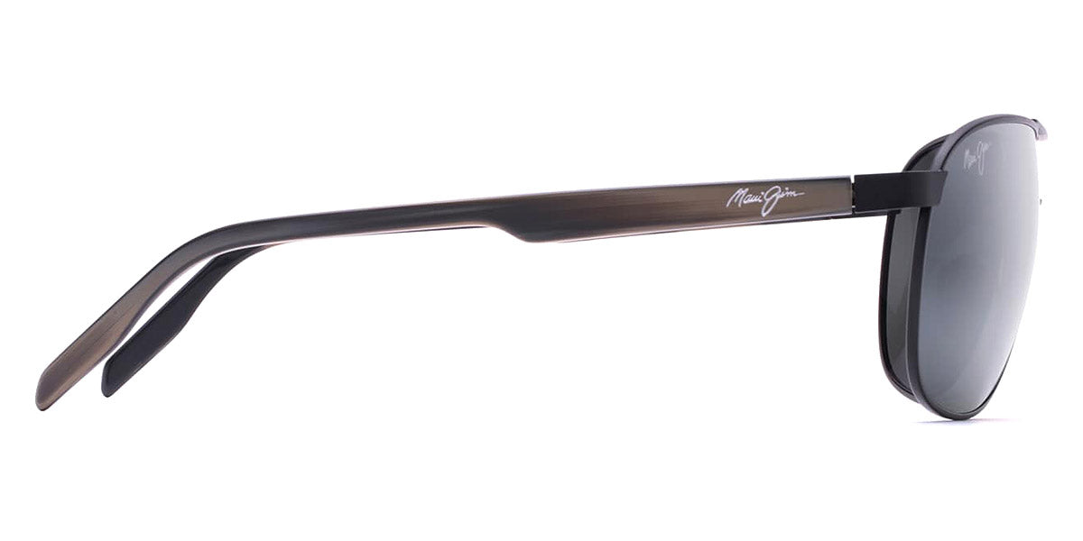MAUI JIM SUNGLASSES - CASTLES 728-2M 61 - Matte Black