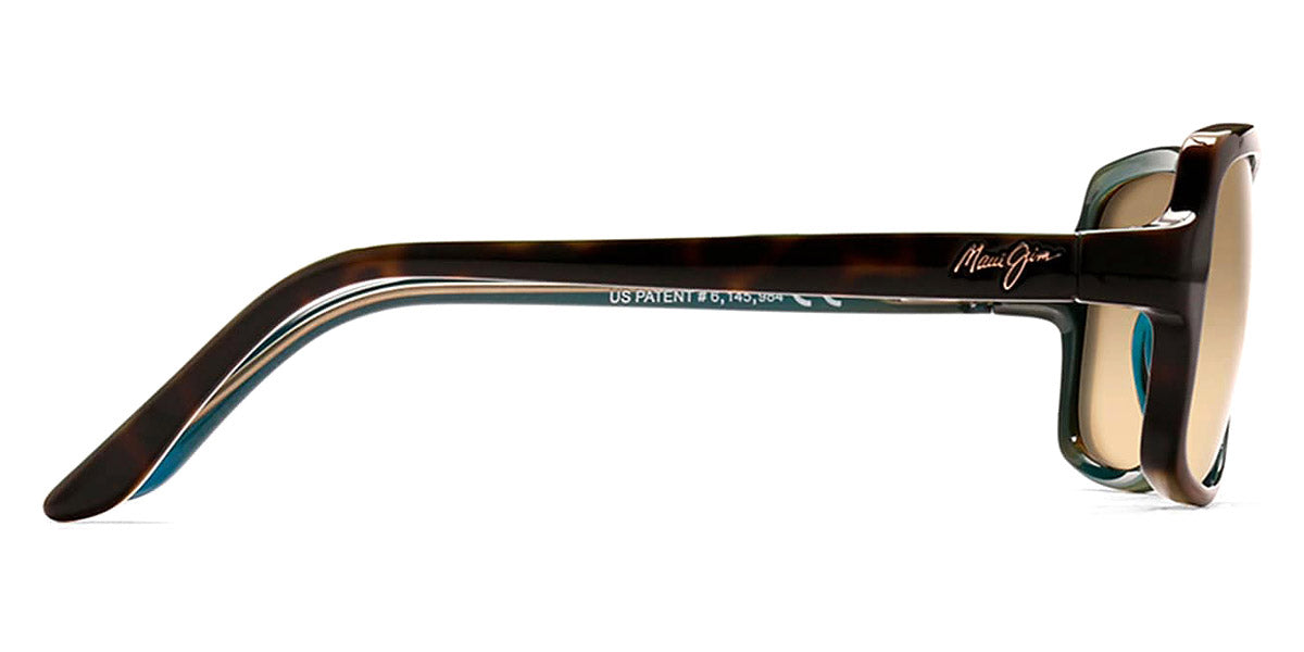 MAUI JIM SUNGLASSES - CLOUD BREAK HS700-10P 56 - Tortoise with Peacock Blue