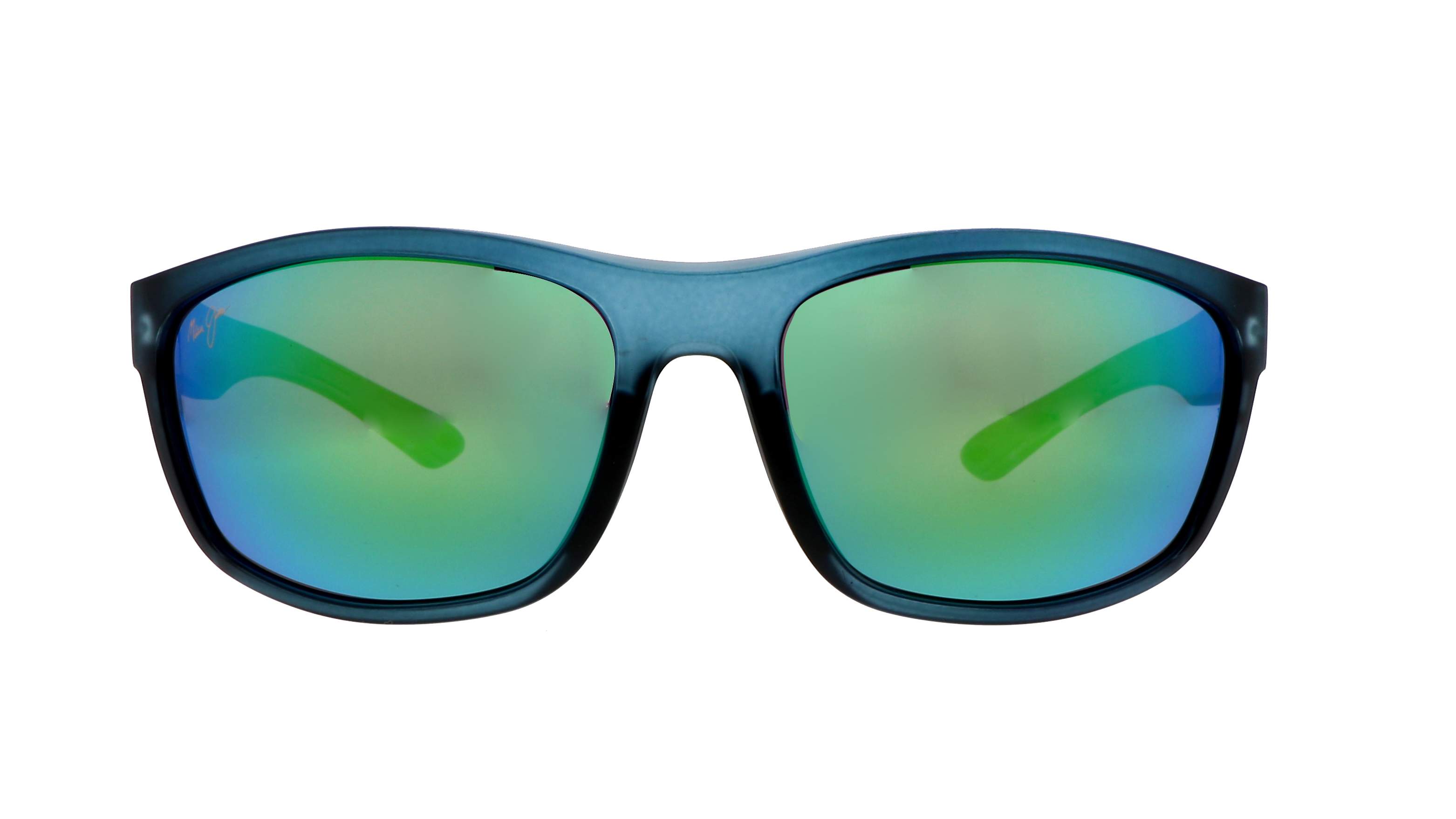 MAUI JIM SUNGLASSES - GM869 03 MAUI GREEN R NUU LANDING MATTE TEAL W/ AQUA