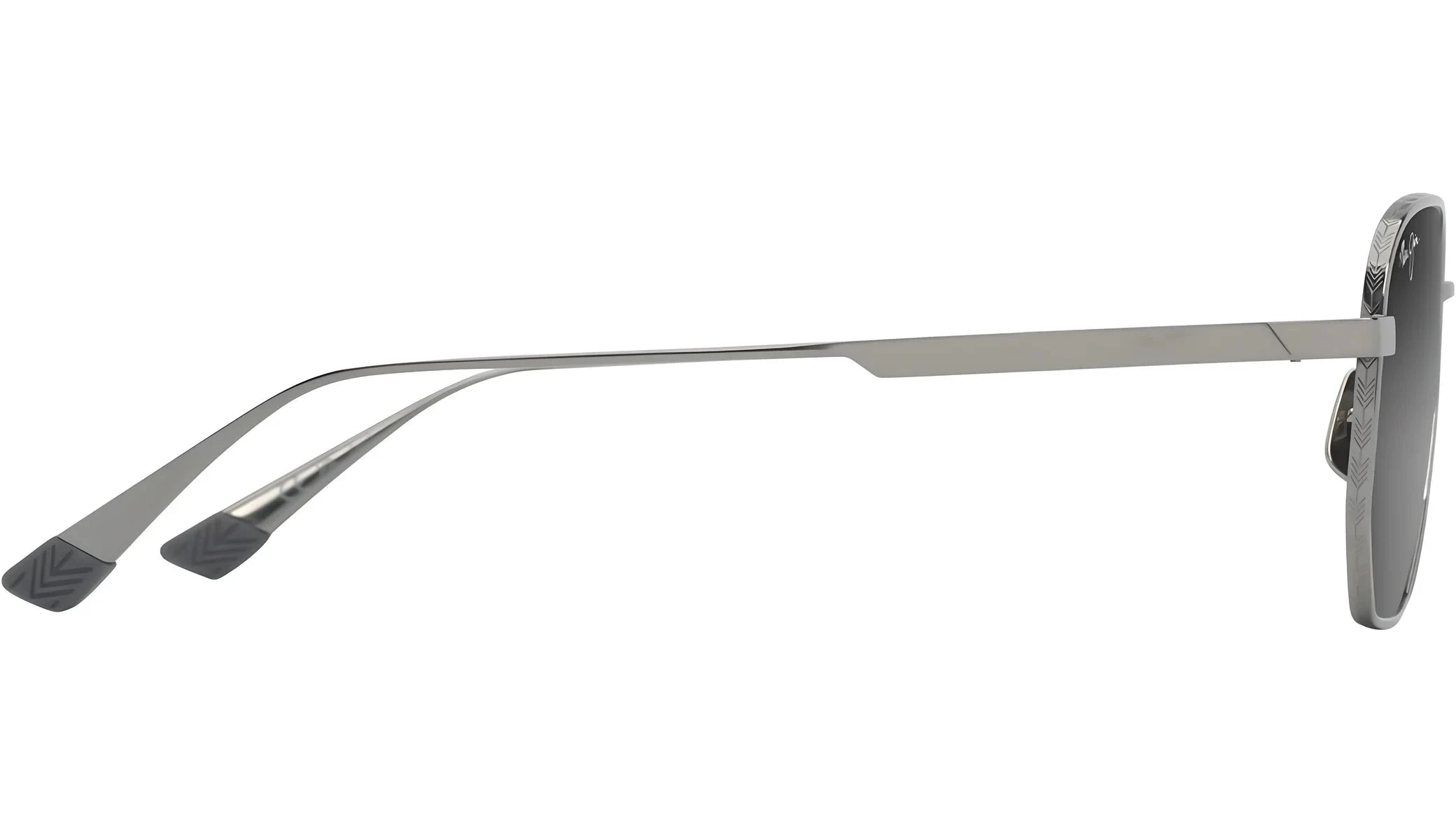 MAUI JIM SUNGLASSES - GS633 17 GREY LEWALANI SHINY LIGHT RUTHENIUM