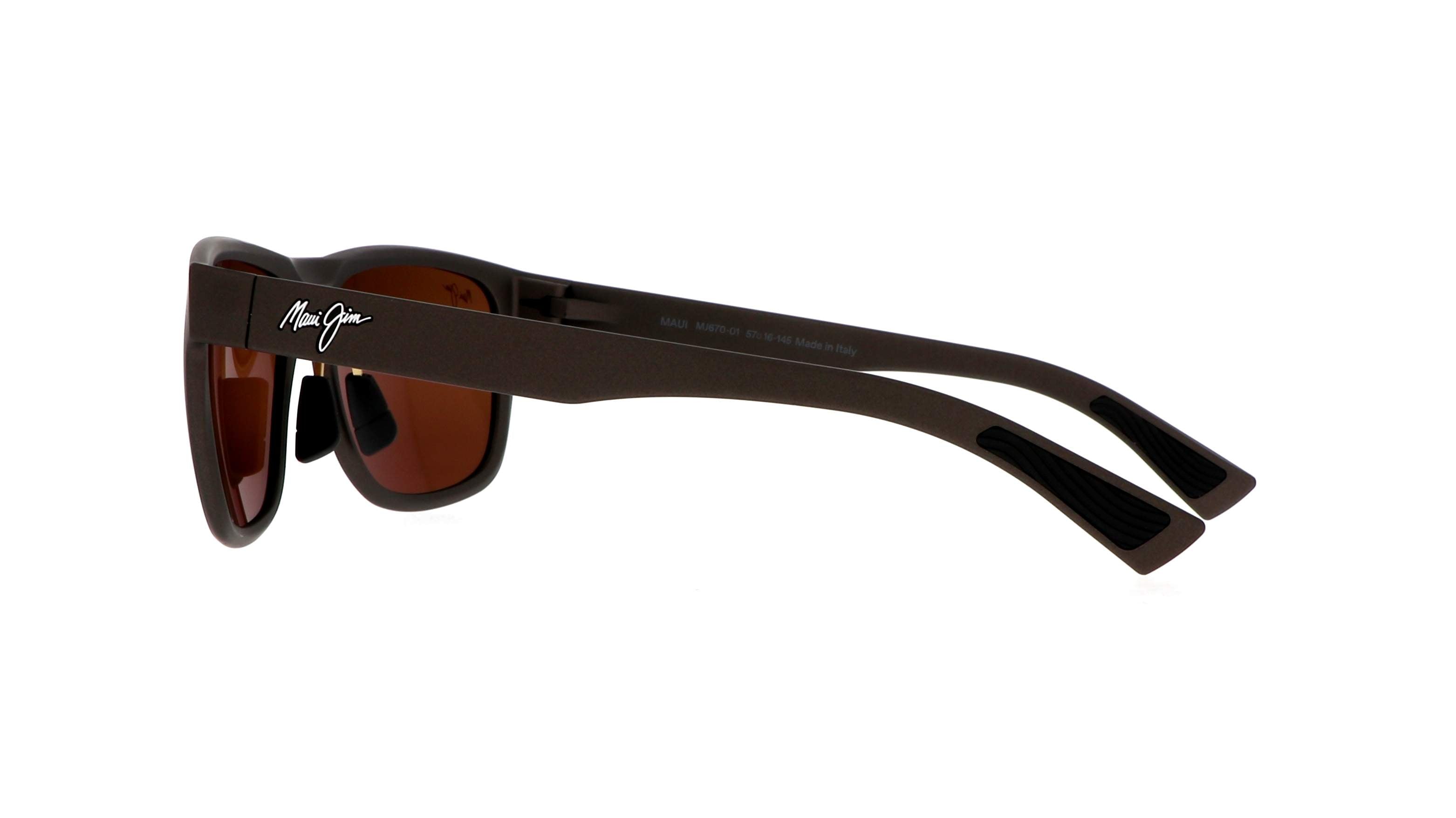 MAUI JIM SUNGLASSES - H670 01 HCL PUAKEA MATTE BROWN
