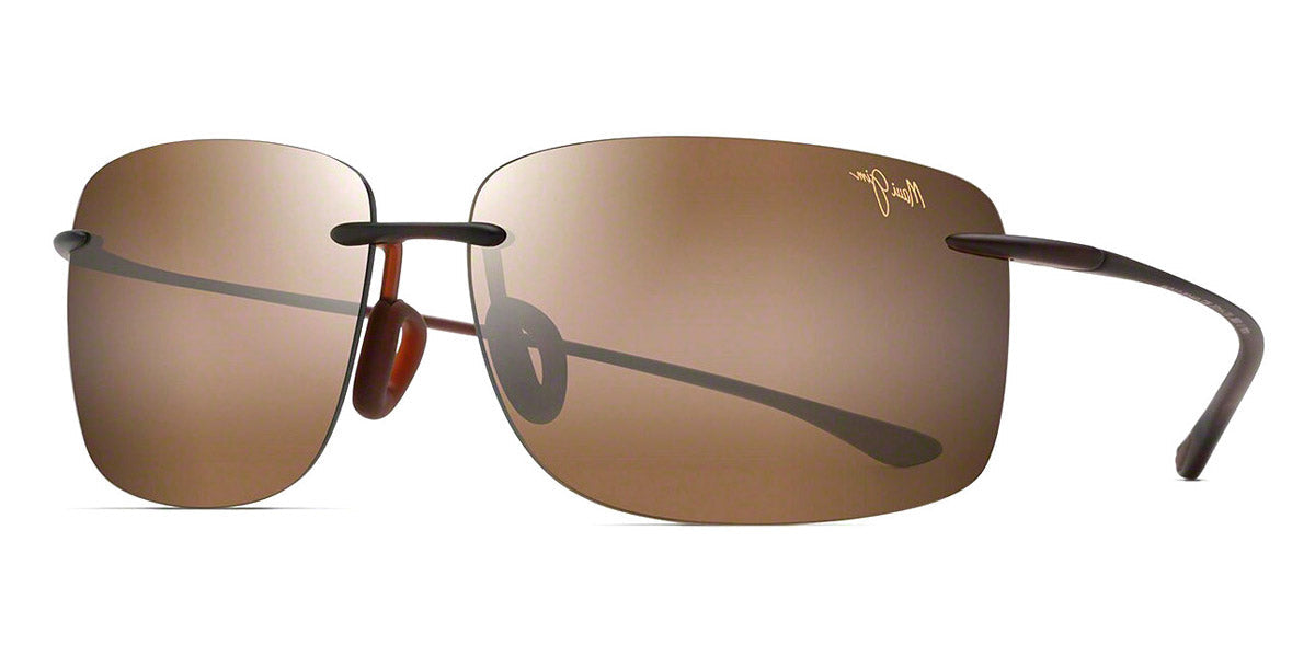 MAUI JIM SUNGLASSES - HEMA H443-26M 62 - Matte Rootbeer