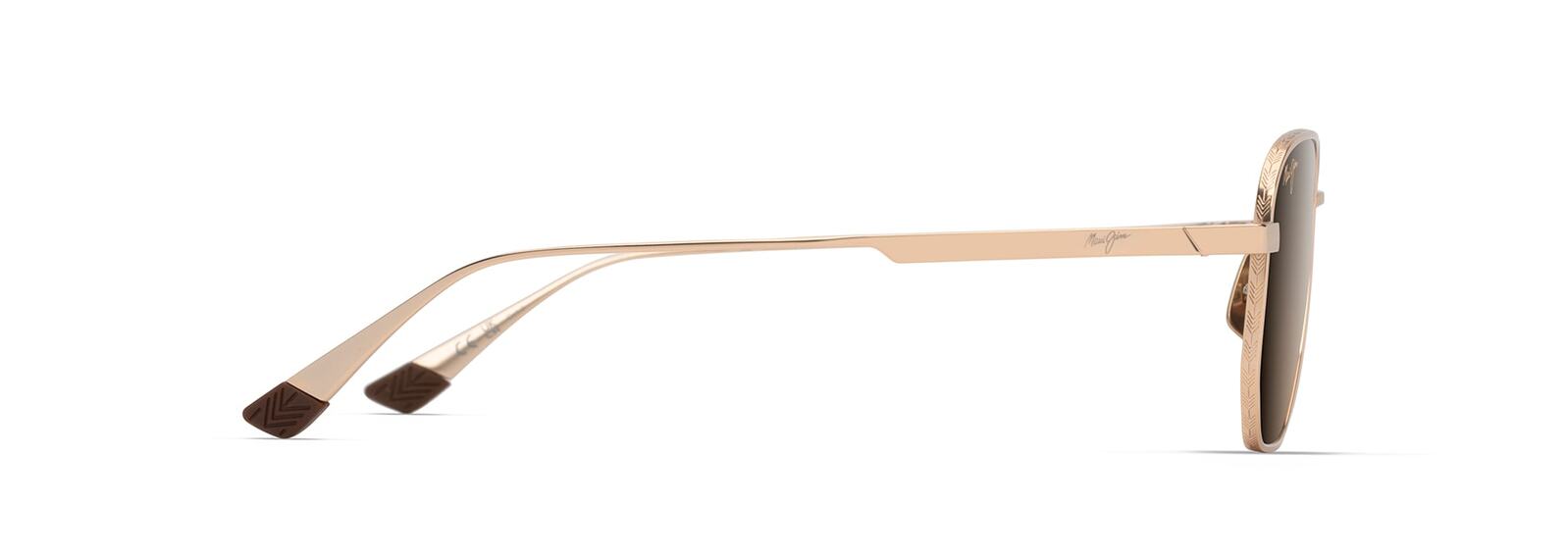 MAUI JIM SUNGLASSES - HS633 16 HCL LEWALANI MATTE LIGHT GOLD
