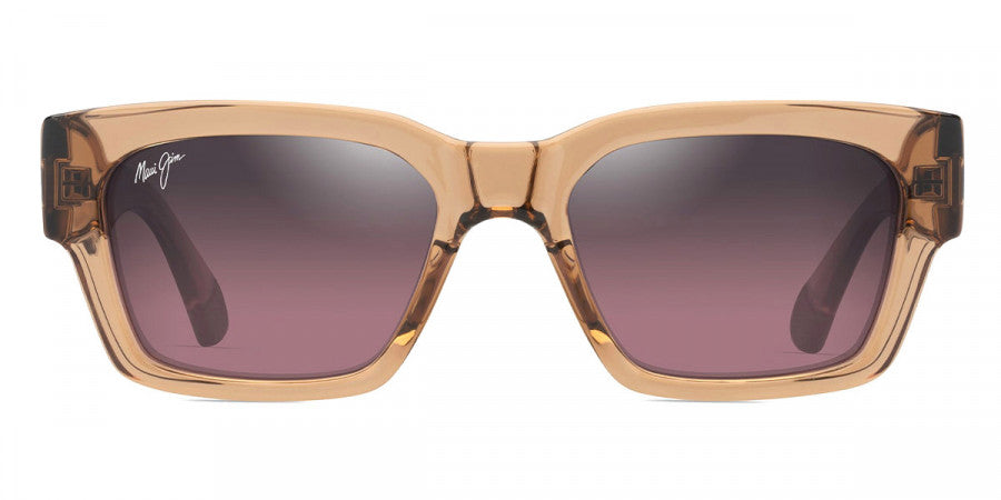 MAUI JIM SUNGLASSES - KENUI RS642-01 53 - Shiny Trans Light Tan