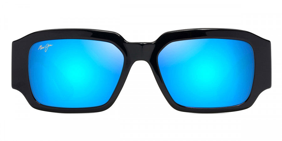 MAUI JIM SUNGLASSES - KŪPALE B639-02 55 - Shiny Black