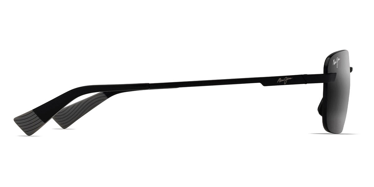 MAUI JIM SUNGLASSES - LANAKILA 624-02 59 - Matte Black with Gray