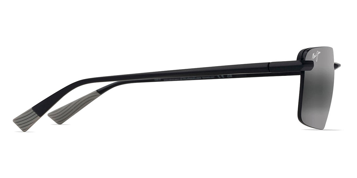 MAUI JIM SUNGLASSES - LAULIMA 626-02 61 - Matte Black