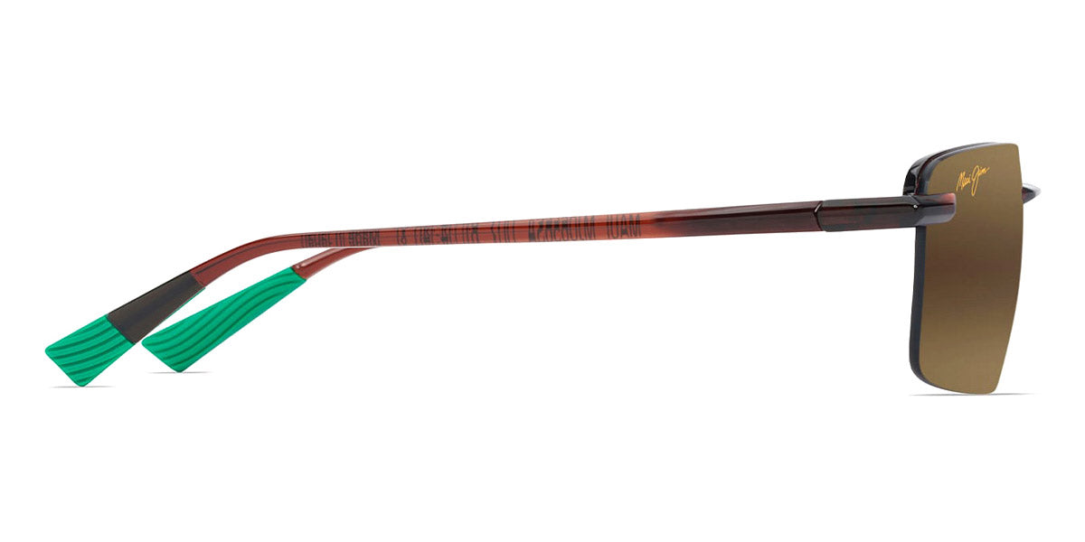 MAUI JIM SUNGLASSES - LAULIMA ASIAN FIT MM656-014 61 - Shiny Trans Brown