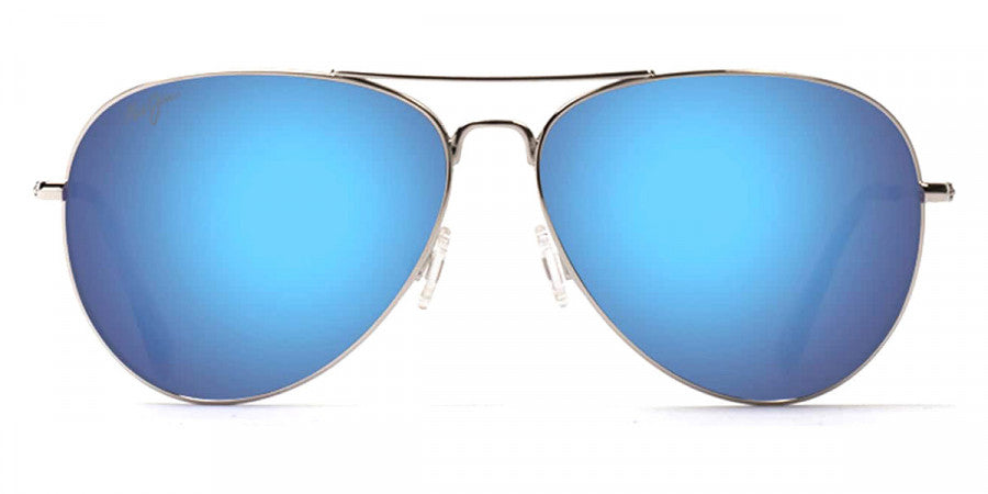 MAUI JIM SUNGLASSES - MAVERICKS B264-17 61 - Silver