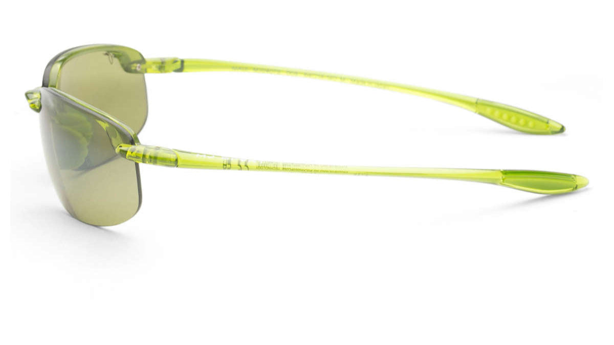 MAUI JIM SUNGLASSES - MJ0407S / HT407-15 008-15 64 GREEN HO OKIPA SHINY TRANSPARENT LIGHT-GREEN