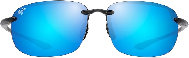 MAUI JIM SUNGLASSES - MJ0422S-037/B422-02 BLUE HAWAII BREAKWALL SHINY BLACK