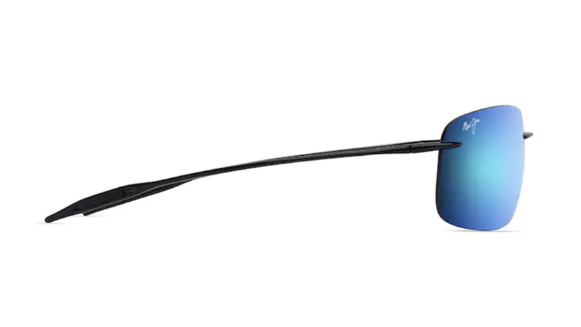 MAUI JIM SUNGLASSES - MJ0422S-037/B422-02 BLUE HAWAII BREAKWALL SHINY BLACK