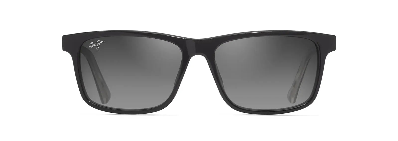 MAUI JIM SUNGLASSES - MJ0587S-001/GS587-02 GREY OKINA SHINY BLACK