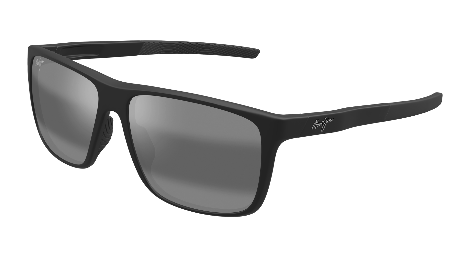 MAUI JIM SUNGLASSES - MJ0598S-001/598-02 GREY LEHOPULU MATTE BLACK