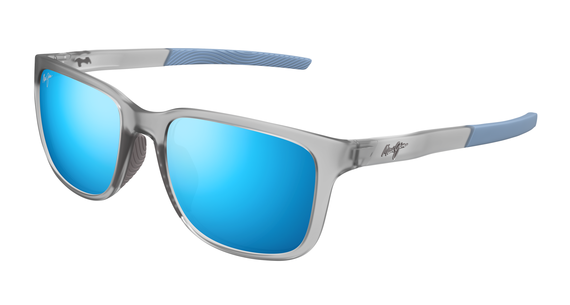 MAUI JIM SUNGLASSES - MJ0599SA-004 /B599-14 BLUE HAWAII AKALA MATTE TRANSPARENT GREY