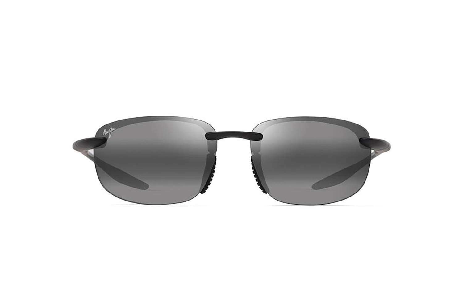 MAUI JIM SUNGLASSES - MJ0676S / 676-02 001-02 63 GREY HO OKIPA ULTRA MATTE BLACK