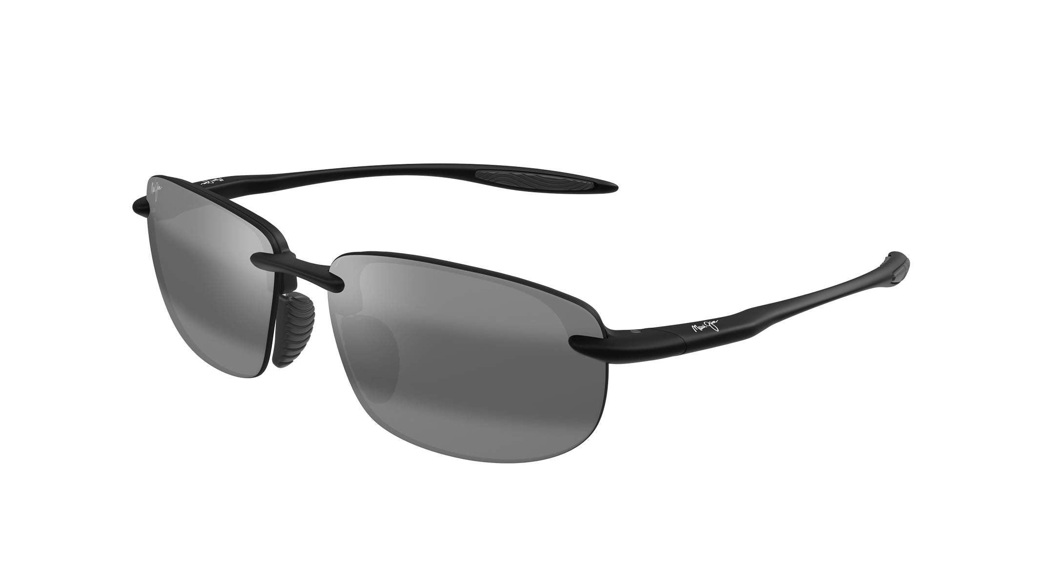 MAUI JIM SUNGLASSES - MJ0677SA / 677-02 001-02 60 GREY HO OKIPA ULTRA AF MATTE BLACK