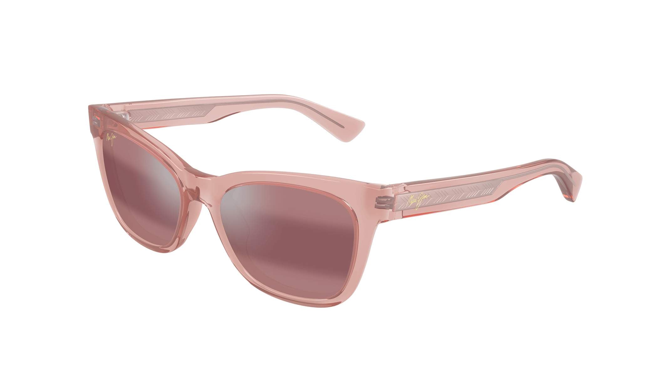 MAUI JIM SUNGLASSES - MJ0689S / R689-09 004-09 54 PINK HIWAHIWA SHINY TRANSPARENT ANTIQUE PINK