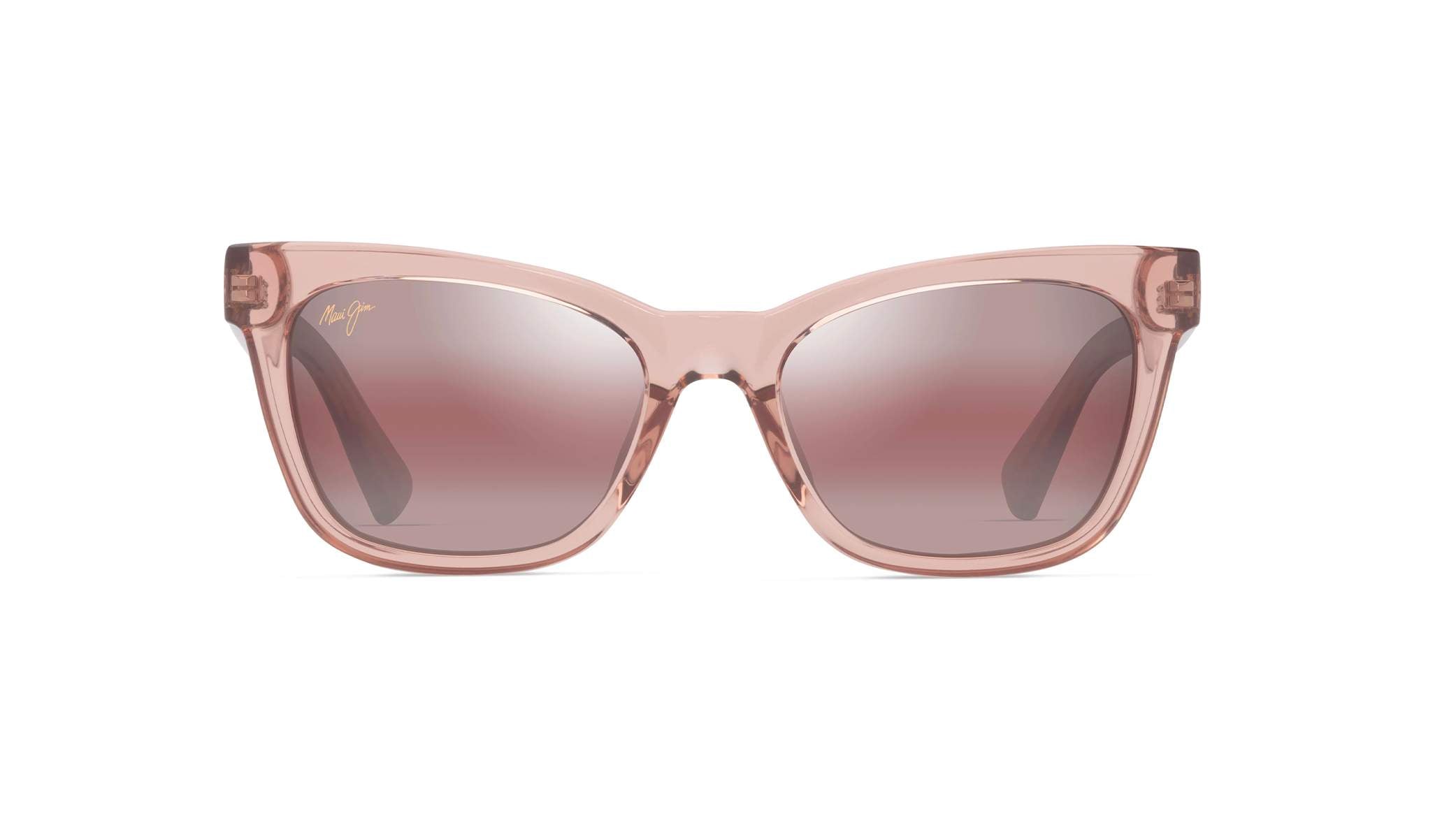 MAUI JIM SUNGLASSES - MJ0689S / R689-09 004-09 54 PINK HIWAHIWA SHINY TRANSPARENT ANTIQUE PINK