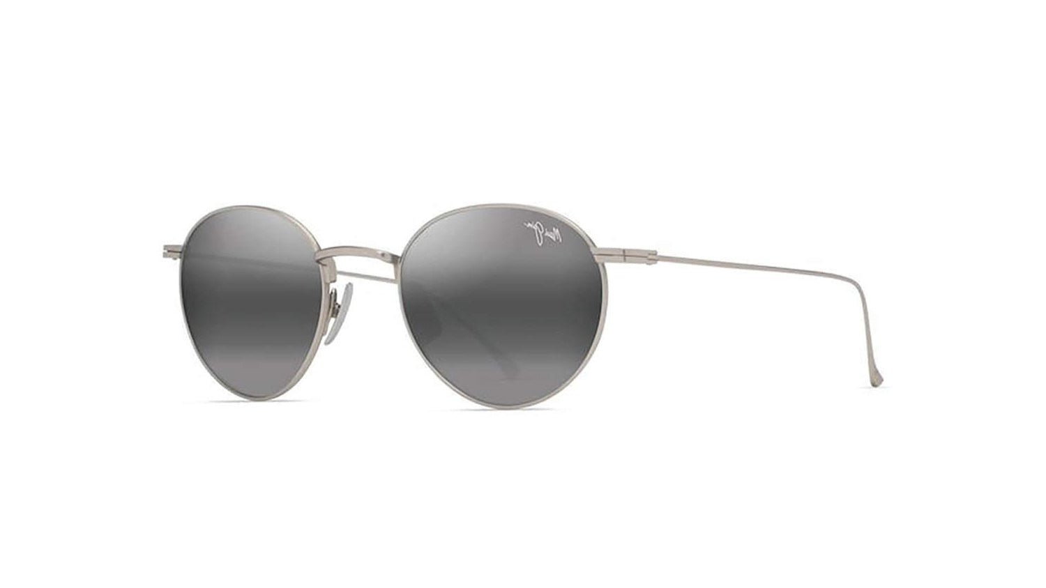 MAUI JIM SUNGLASSES - MJ0691S / 691-17 001-17 48 GREY KA APEHA MATTE SILVER