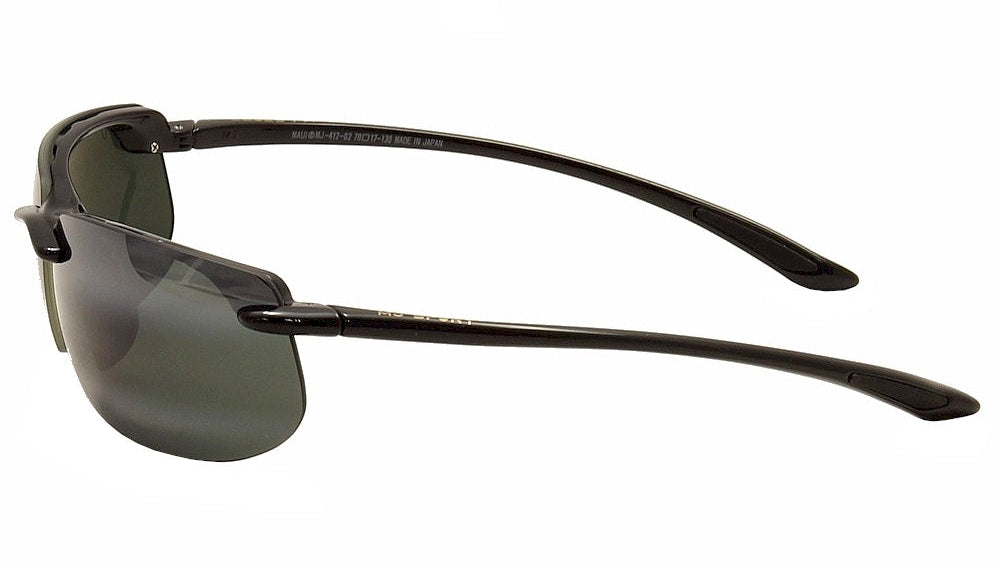 MAUI JIM SUNGLASSES - READER +1.50 412 02 BANYANS GREY/GLOSS/BLACK