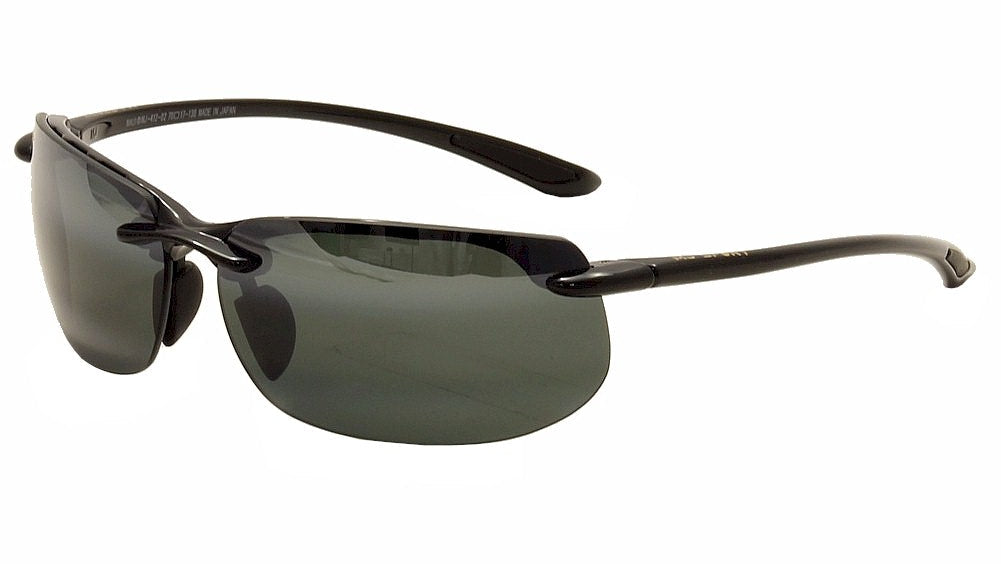 MAUI JIM SUNGLASSES - READER +1.50 412 02 BANYANS GREY/GLOSS/BLACK