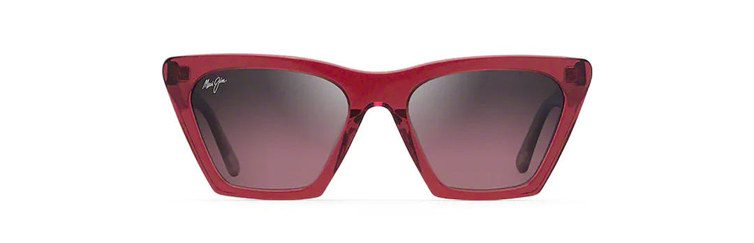 MAUI JIM SUNGLASSES - RS849 52C ROSE KINI KINI RASBERRY W/ CRYSTAL