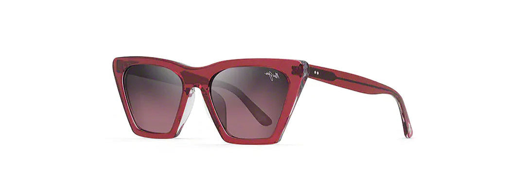 MAUI JIM SUNGLASSES - RS849 52C ROSE KINI KINI RASBERRY W/ CRYSTAL