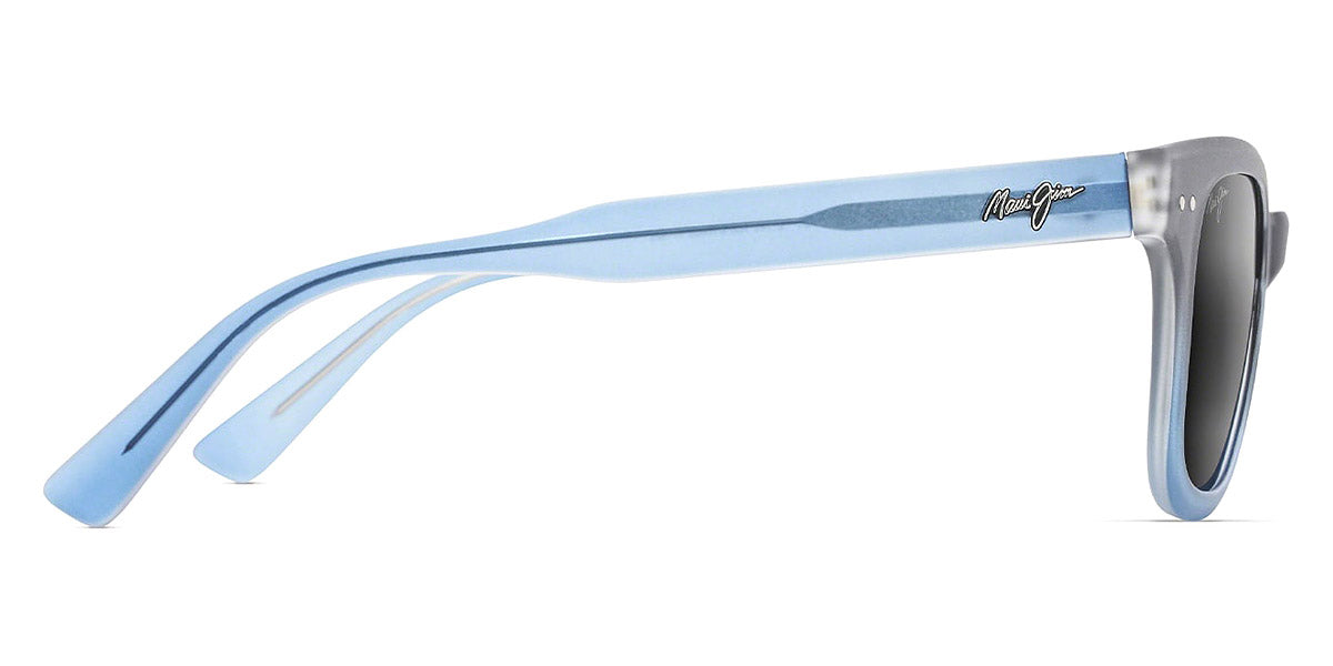 MAUI JIM SUNGLASSES - SHORE BREAK 822-06M 50 - Matte Translucent Blue Gray Fade