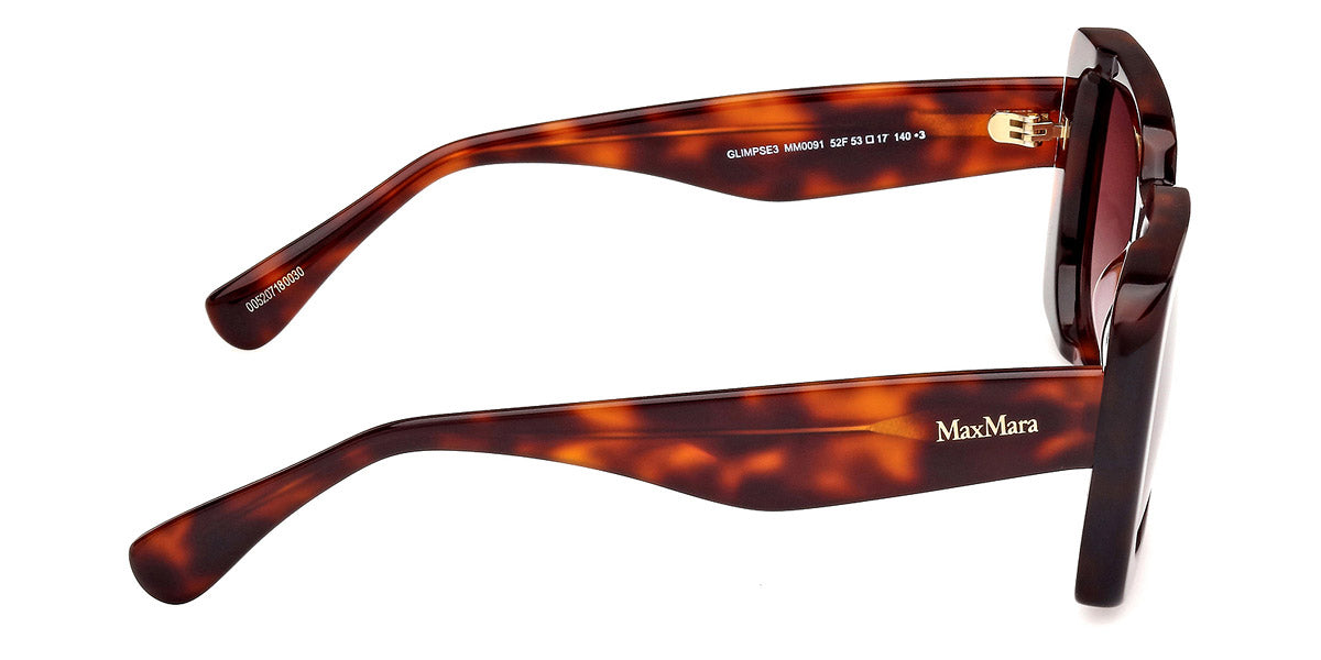 Max Mara™ GLIMPSE3 MM0091 52F 53 - Dark Havana