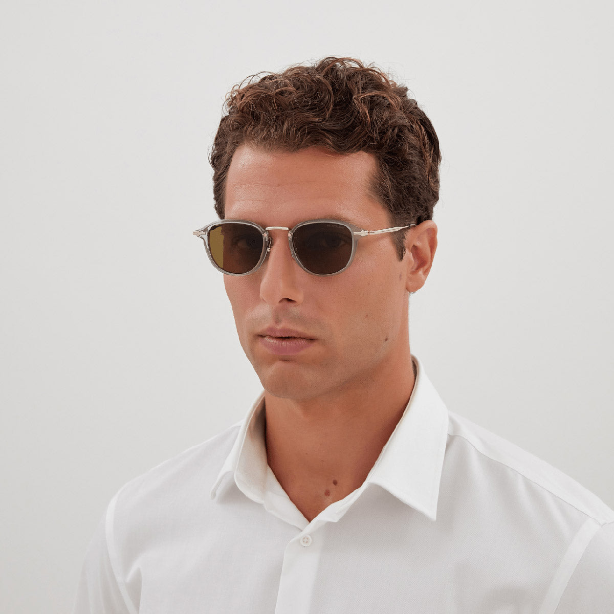 MONTBLANC SUNGLASSES - MB0336S 003 48 - Gray/Gold