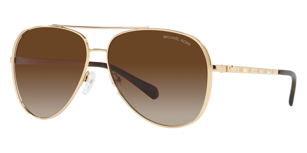MICHAEL KORS SUNGLASSES - Chelsea Bright MK1101B 101413 60 - Light Gold