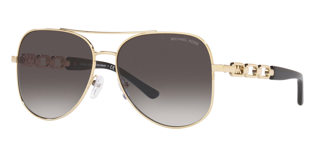 MICHAEL KORS SUNGLASSES - Chianti MK1121 10148G 58 - Light Gold
