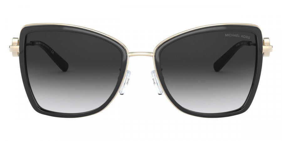 MICHAEL KORS SUNGLASSES - Corsica MK1067B 10148G 55 - Light Gold/Black