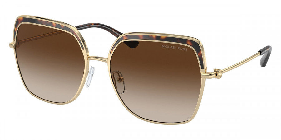 MICHAEL KORS SUNGLASSES - Greenpoint MK1141 101413 57 - Light Gold