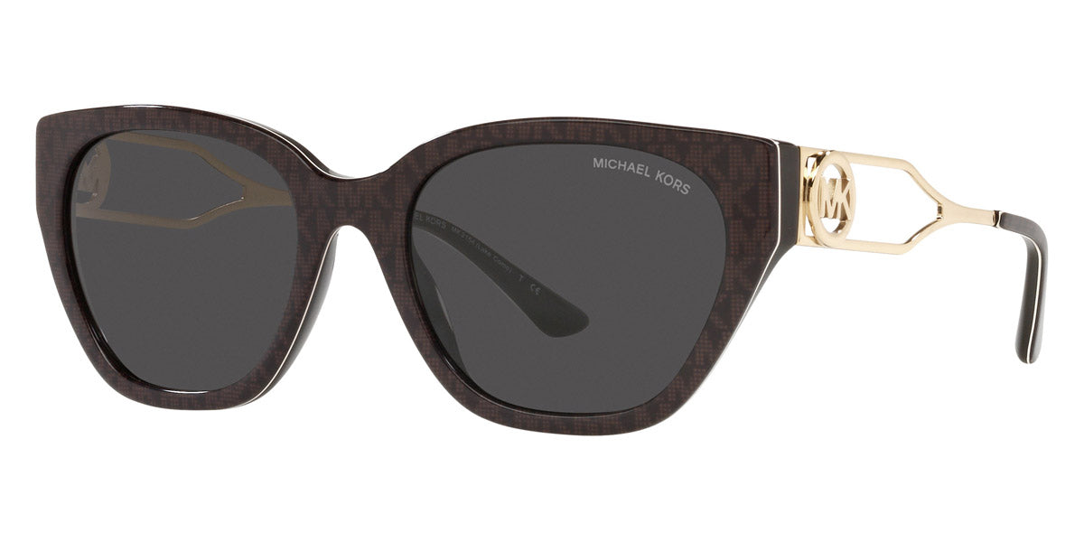 MICHAEL KORS SUNGLASSES - Lake Como MK2154 370687 54 - Brown Signature Pvc