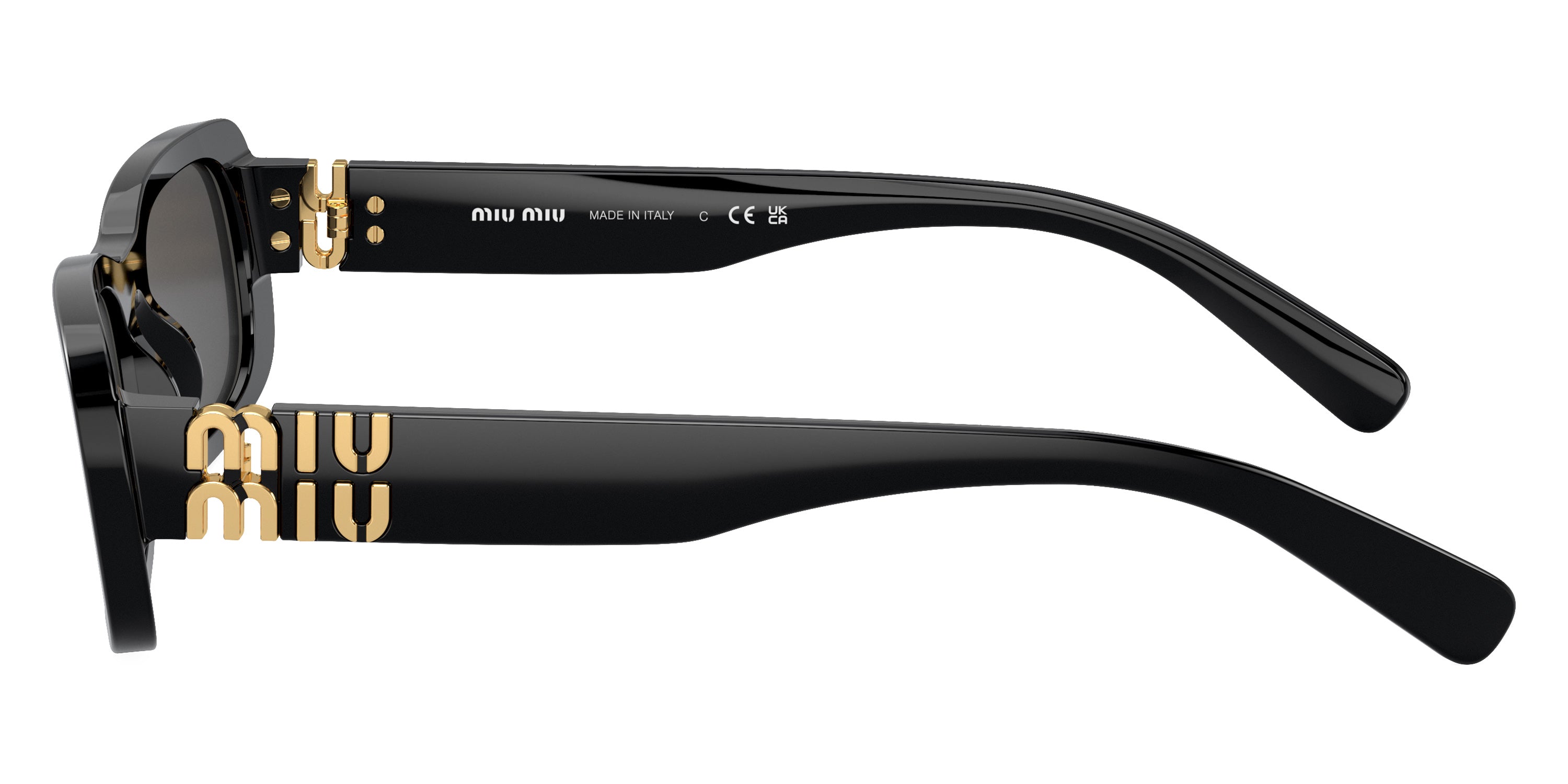 Miu Miu Glimpse MU 08ZS 1AB5S0 53 - Black