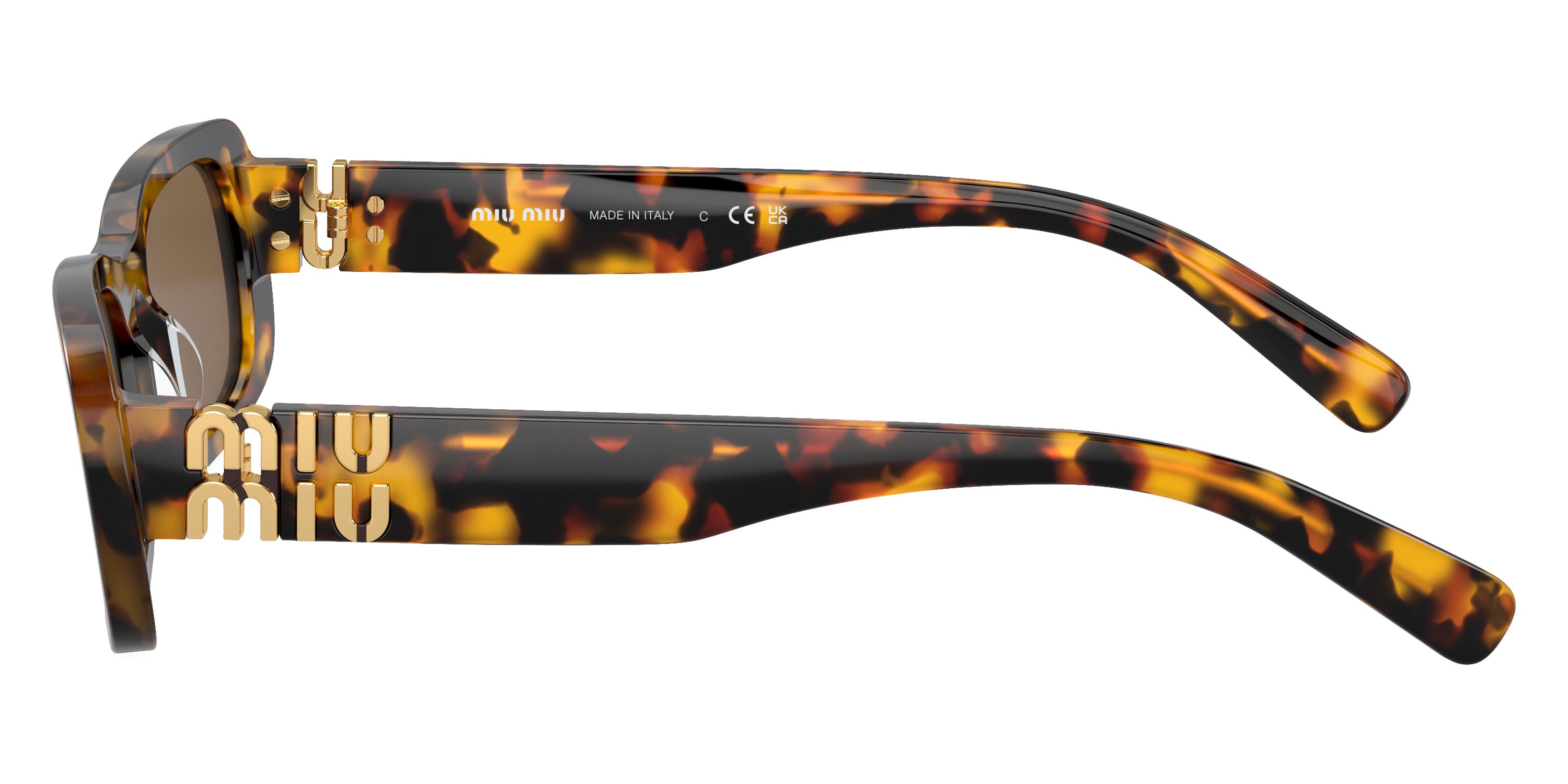 Miu Miu Glimpse MU 08ZS VAU06B 53 - Honey Havana