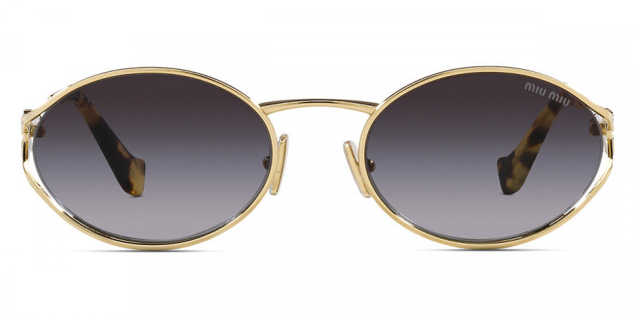 Miu Miu Logo MU 52YS ZVN5D1 54 - Pale Gold