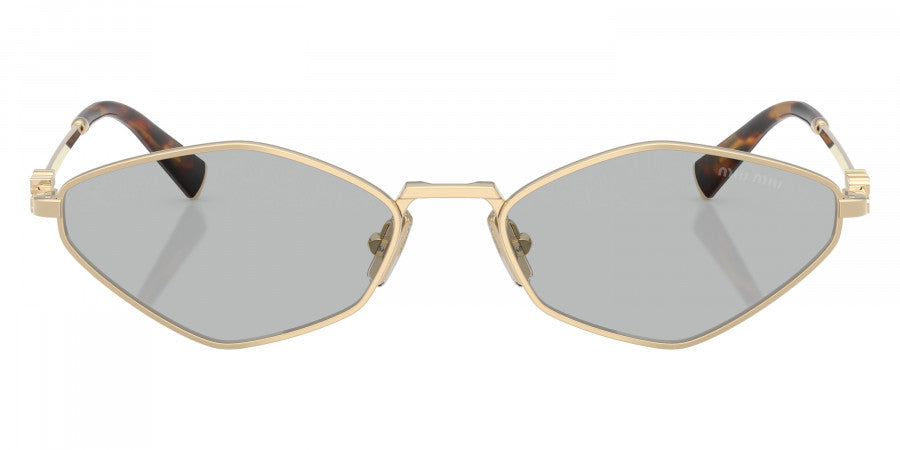 Miu Miu Logo MU 56ZS ZVN50K 56 - Pale Gold