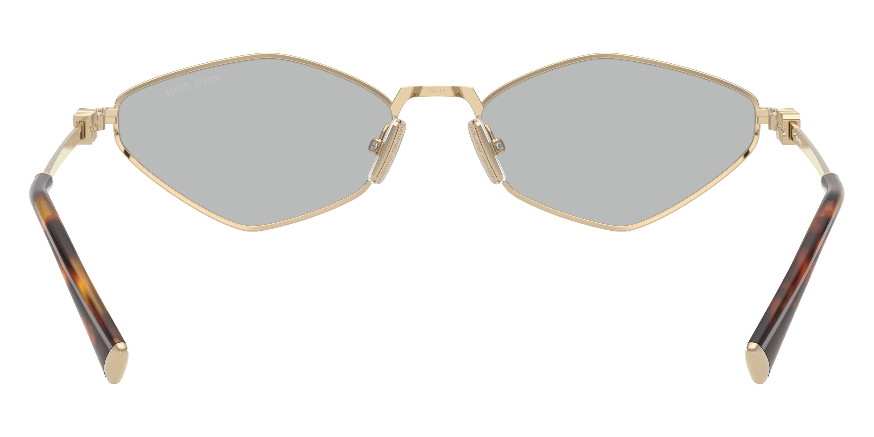 Miu Miu Logo MU 56ZS ZVN50K 56 - Pale Gold