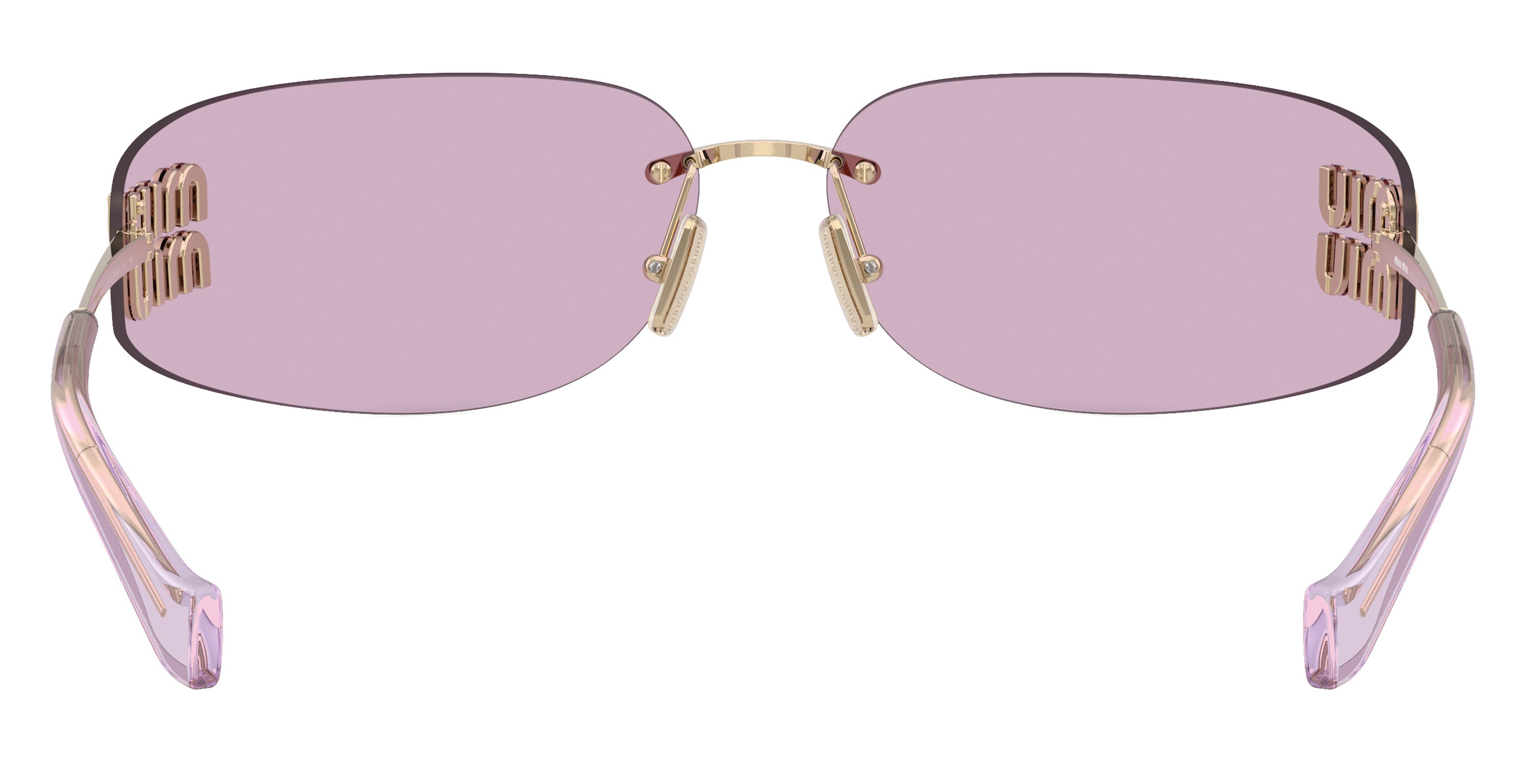 Miu Miu Logo MU A51S ZVN90O 75 - Pale Gold