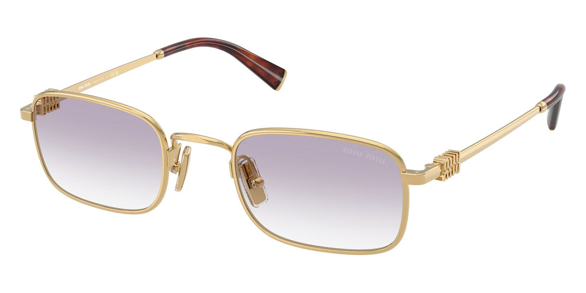 Miu Miu Logo MU A53S 5AK04O 52 - Gold