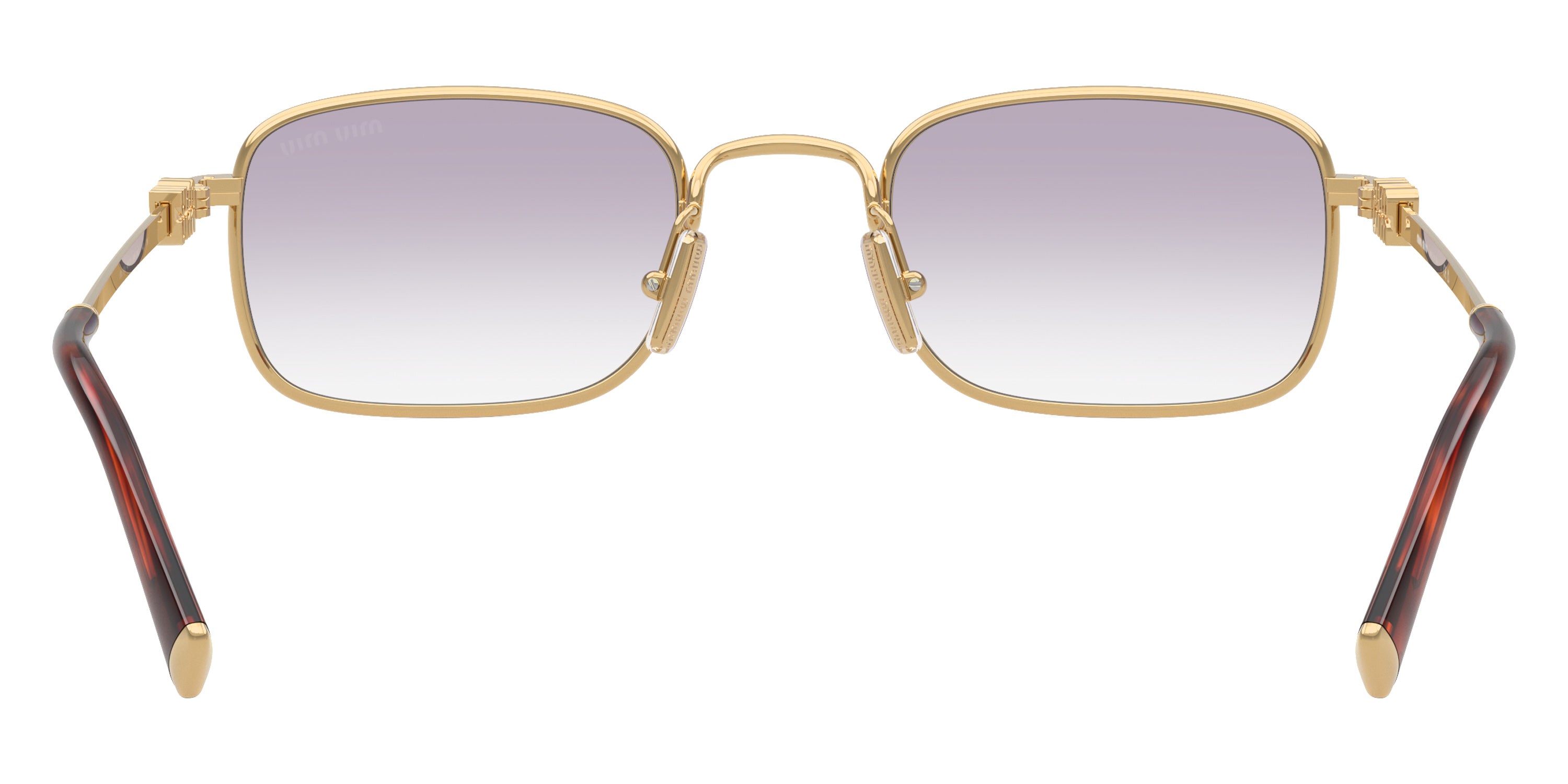 Miu Miu Logo MU A53S 5AK04O 52 - Gold