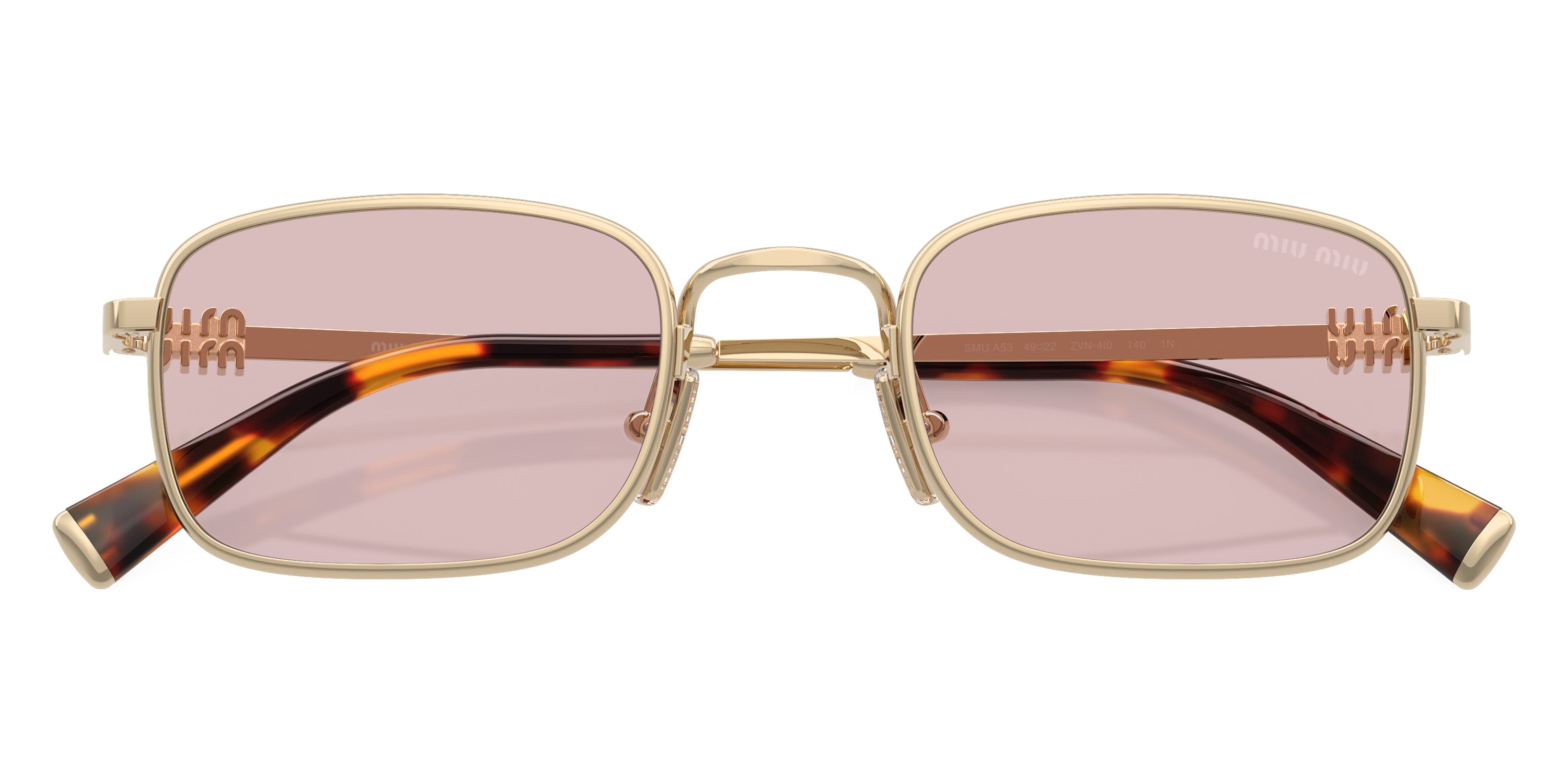 Miu Miu Logo MU A53S ZVN4I0 52 - Pale Gold