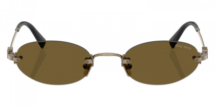 Miu Miu Logo MU A54S 26C09Z 51 - Old Gold