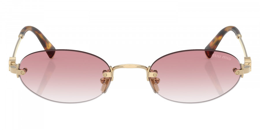 Miu Miu Logo MU A54S ZVN70O 51 - Pale Gold