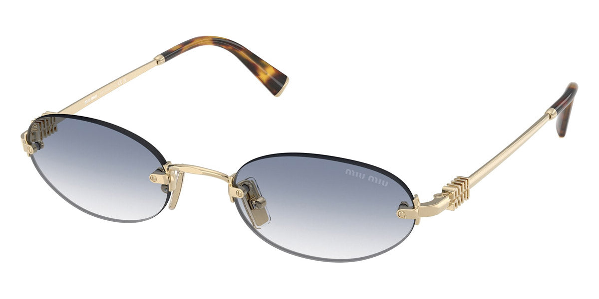 Miu Miu Logo MU A54S ZVN80O 51 - Pale Gold